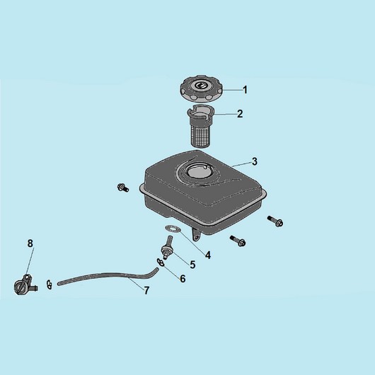 Бак топливный Champion SC2818